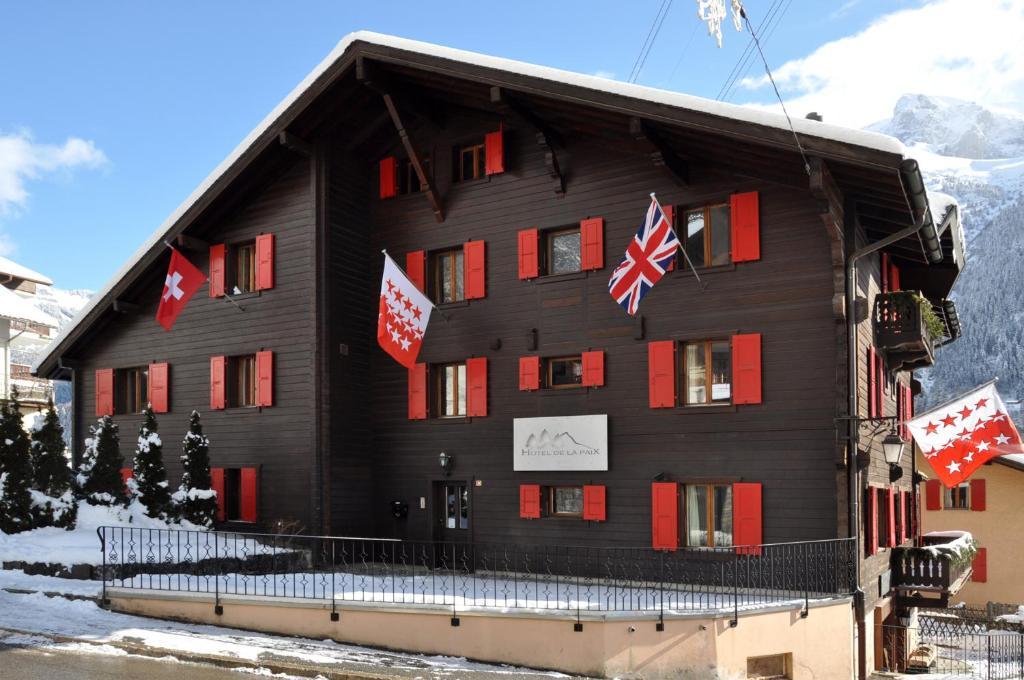 Hotel De La Paix Champéry Extérieur photo
